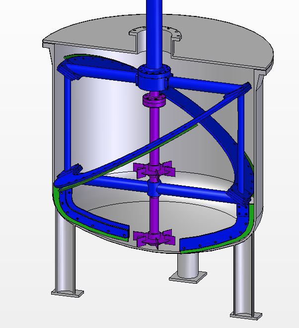 HOESCH COAXIAL SPIRAL AGITATOR